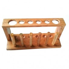 Test tube rack, wooden