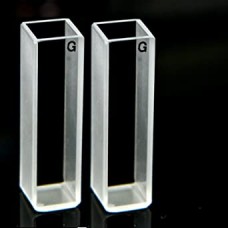 Optical Glass Cuvette, Path length: 10mm, cap. 3.5ml, Box of 2