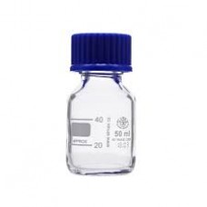 Reagent Bottle, GL32, 50ml, blue cap.