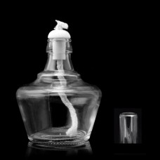 Alcohol Lamp with Wick and glass cap (without screw), 150ml 