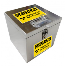 Radioactive source storage box, Inner size: 20 x 20 x 20cm, Outer size: 24 x 24 x 24cm, 2mm Pb