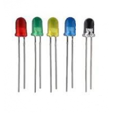 LED Indicators, 5mm: Mixed Colours - Pack of 50