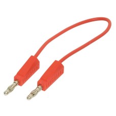 Red Color Banana plug (Stackable) with 1000mm lead (Connecting Wire/cable)