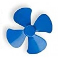 Propeller, 60mm dia., 4 blade, Blue color