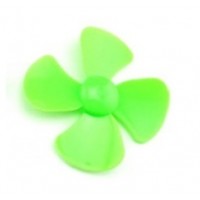 Propeller, 60mm dia., 4 blade, Green color