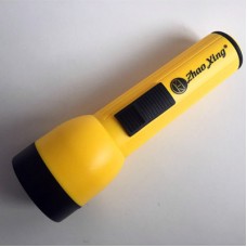 Torch, LED Flashlight, operation with 2 D size battery