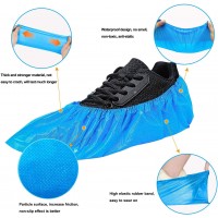 Disposable Shoe Covers, Waterproof Slip Resistant Shoe Booties, pack of 100pcs