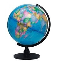 Globe, political, 320mm, Chinese and English